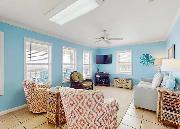 Dog-friendly Beachfront W Gulf Views Spacious Deck Wifi Ac W&d * Gulf Shores
