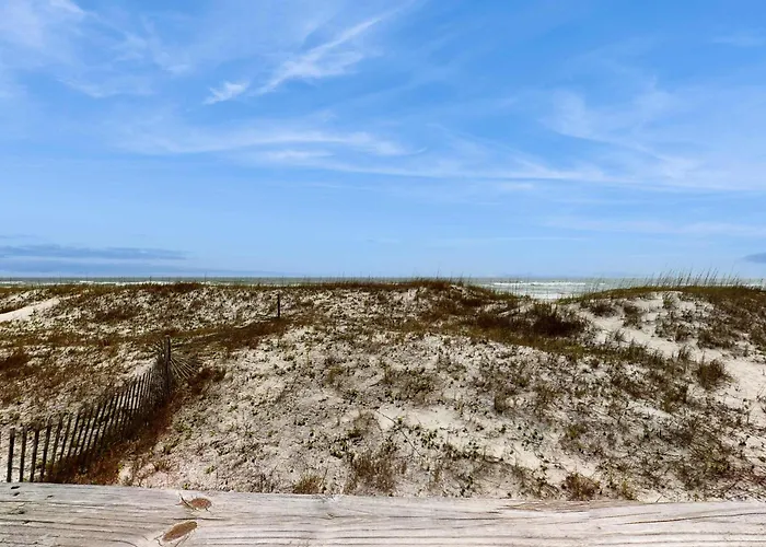 Dog-friendly Beachfront W Gulf Views Spacious Deck Wifi Ac W&d * Gulf Shores