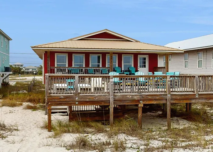 Dog-friendly Beachfront W Gulf Views Spacious Deck Wifi Ac W&d *