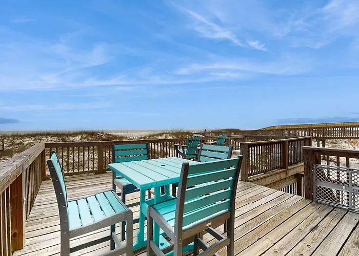 Dog-friendly Beachfront W Gulf Views Spacious Deck Wifi Ac W&d Gulf Shores